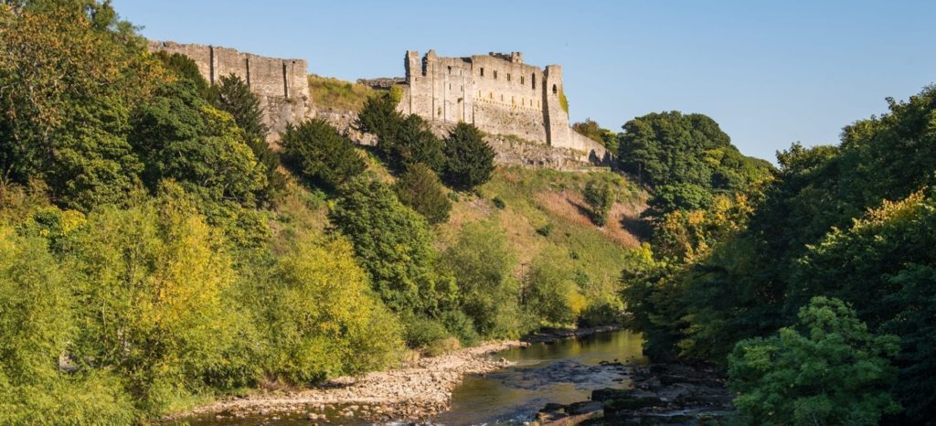 Richmond Castle from the Green Bridge