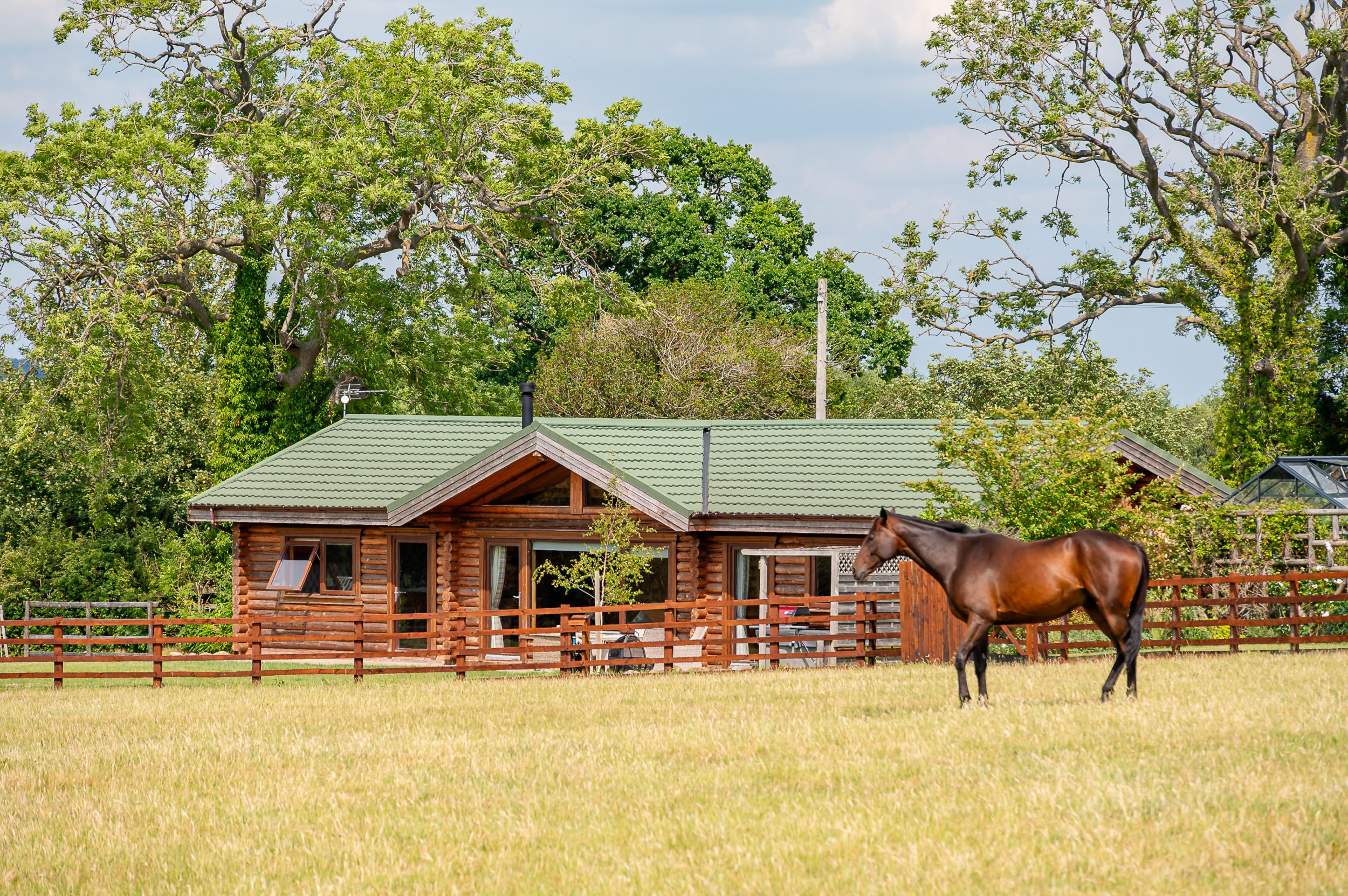 log cabin with a hot tub yorkshire