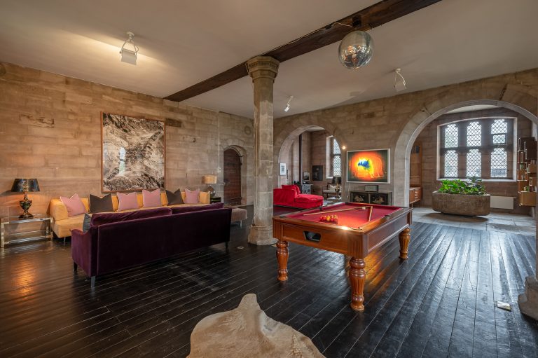 holiday home with a games room