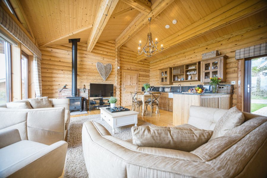 Yorkshire hot tub lodge