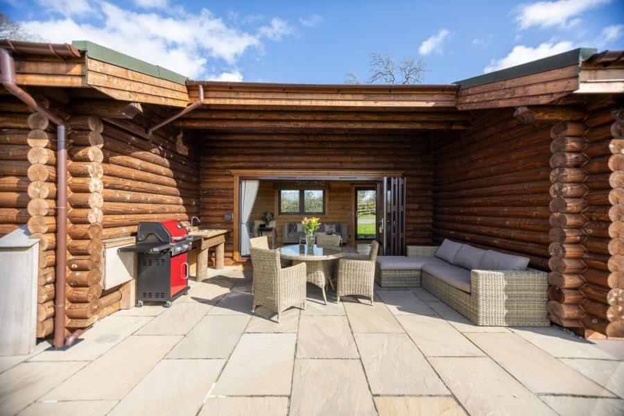 Yorkshire hot tub lodge