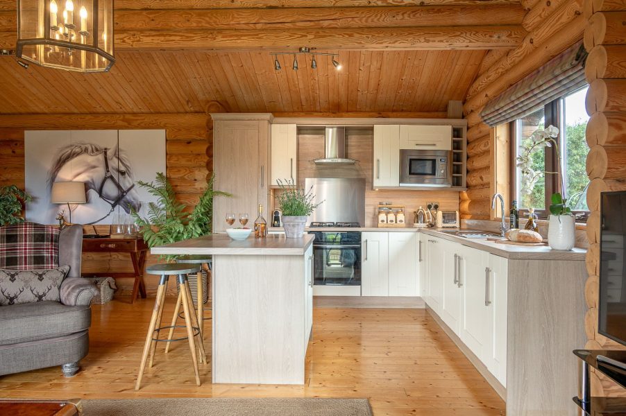 luxury log cabins Yorkshire