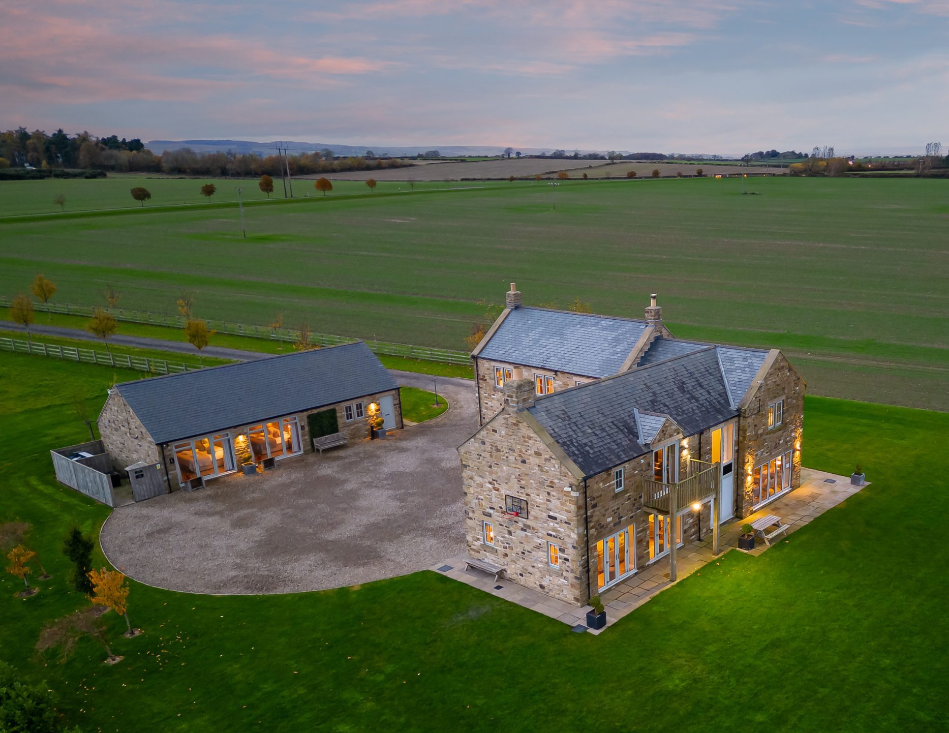 Waterloo Lodge, a large luxury holiday home in North Yorkshire.