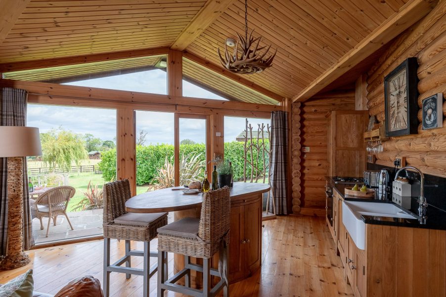 one bedroom log cabin in yorkshire