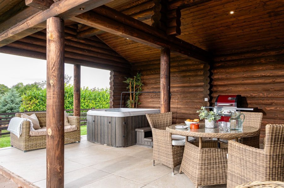 dog friendly log cabins with hot tubs Yorkshire