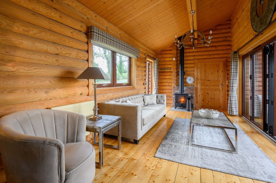 Log cabins with hot tubs Yorkshire