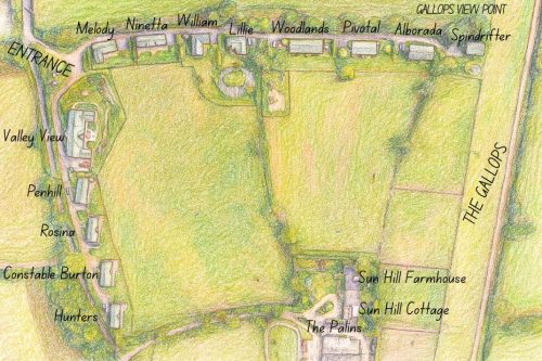 Sun Hill Farm Site Map