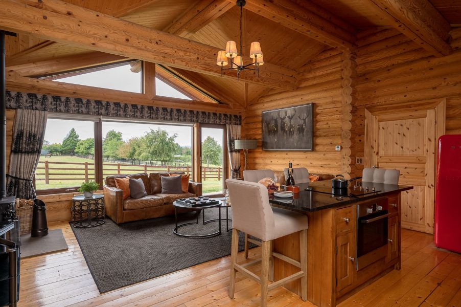 luxury log cabin yorkshire