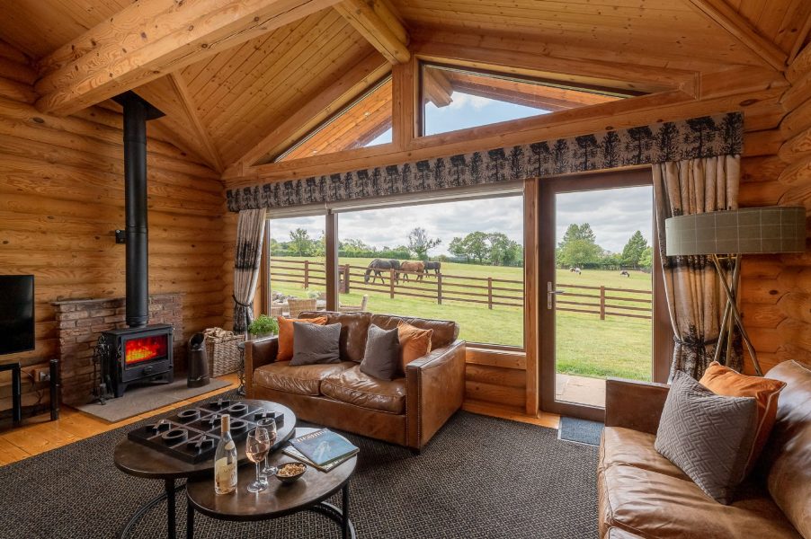 luxury log cabin yorkshire