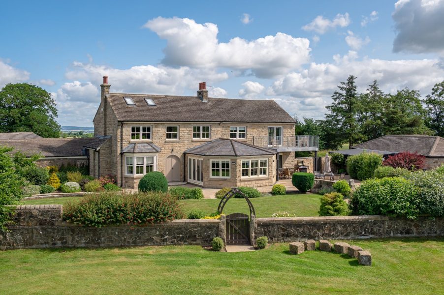 Harelands, a luxury holiday cottage, with private fishing lake and countryside views in North Yorkshire.