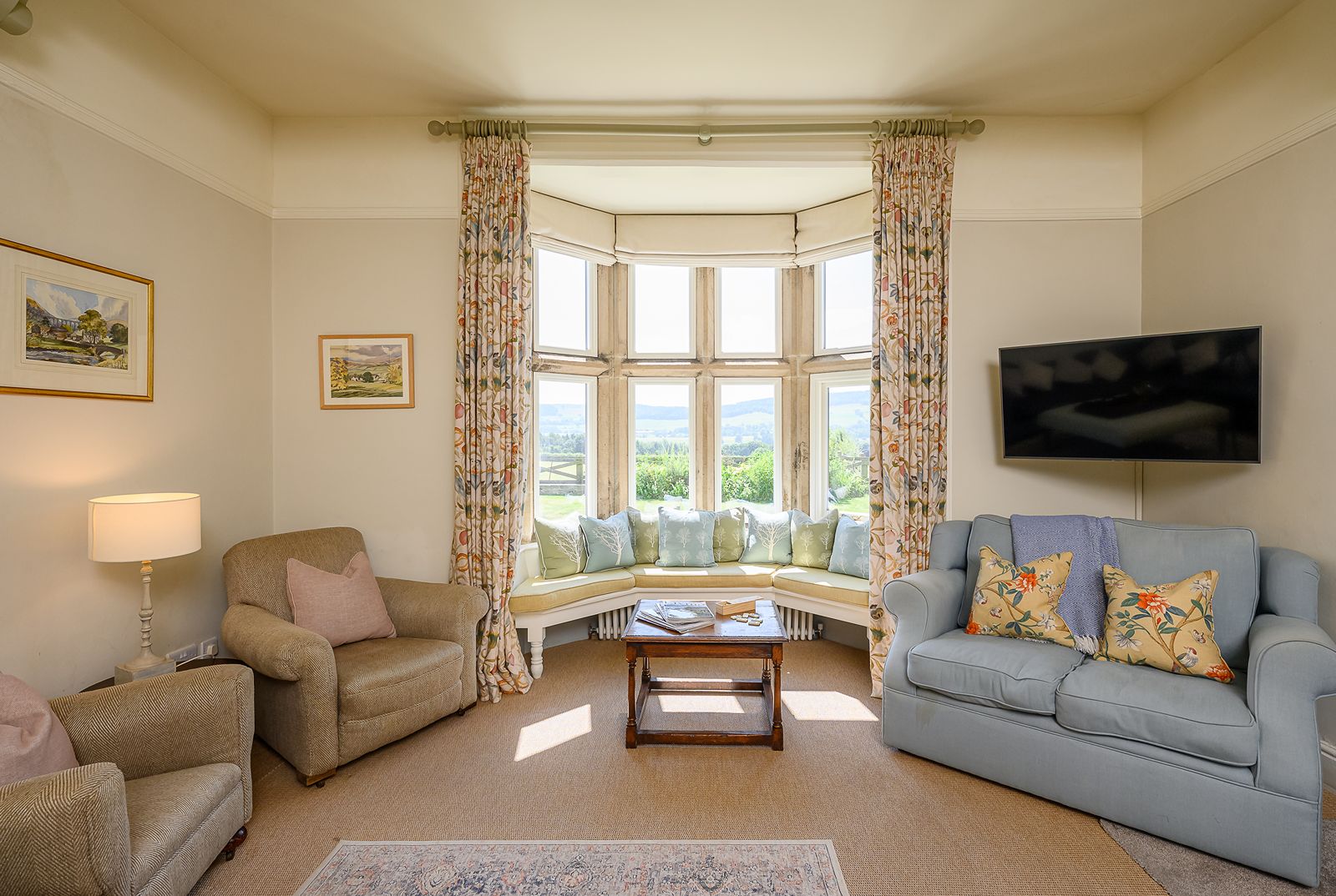 Hollins farmhouse living room