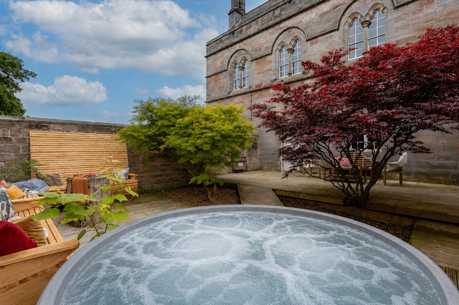 Hot tub holiday home in North Yorkshire.