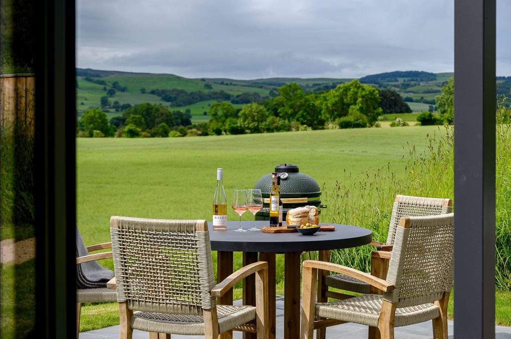 Luxury lodges with hot tubs at Greenbank Lodges in North Yorkshire.