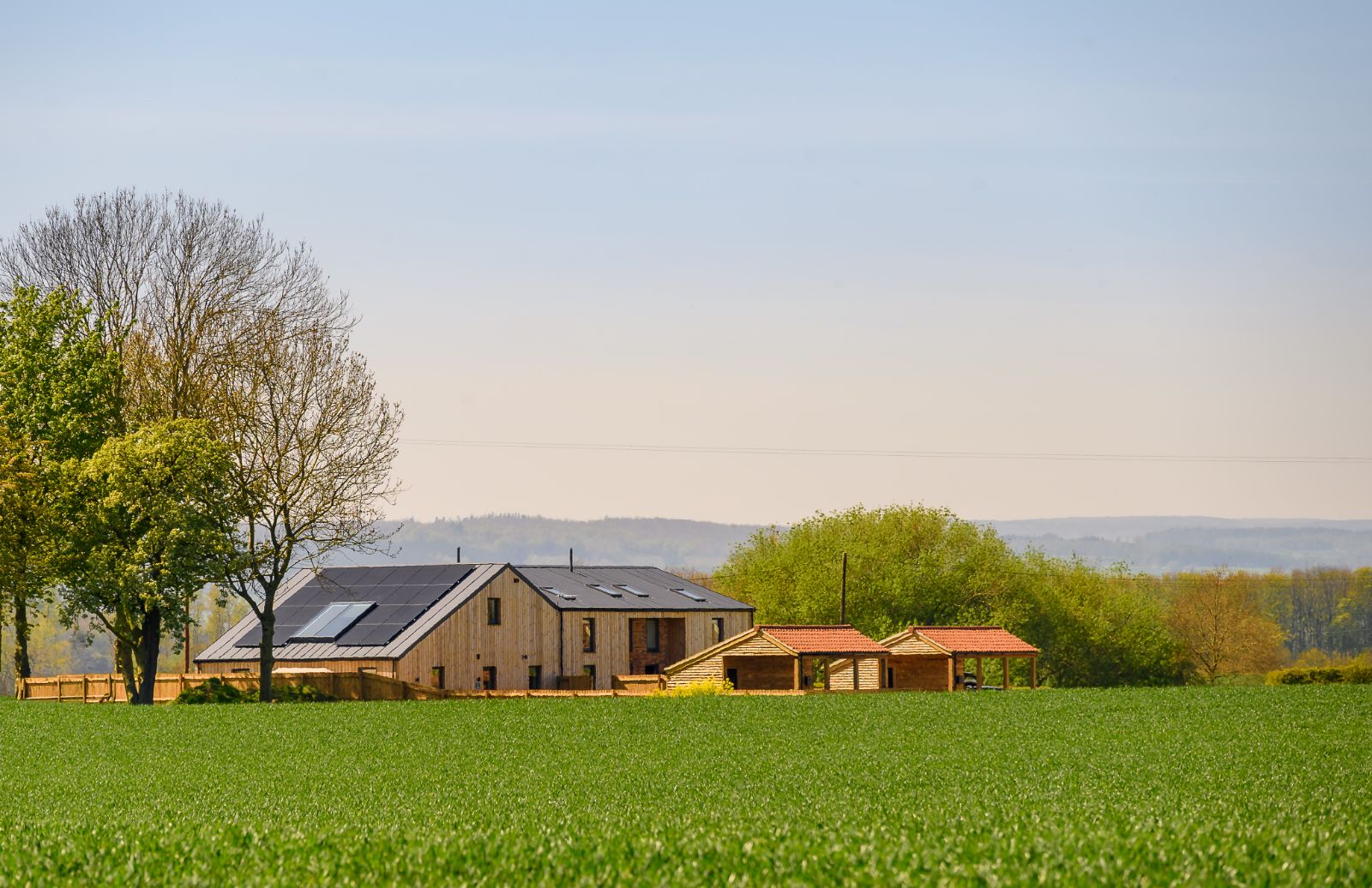 The Big Green Barn, large luxury holiday home in North Yorkshire.