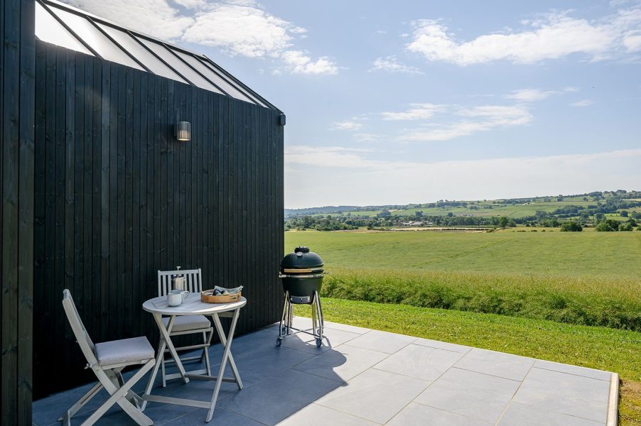 Boutique Scandinavian holiday lodge surrounded by the Yorkshire countryside.
