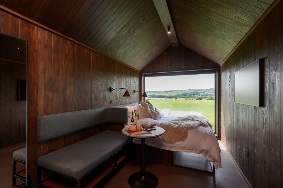 Boutique Scandinavian holiday lodge surrounded by the Yorkshire countryside.